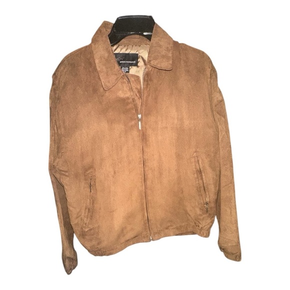 Greg Norman Brown Zip Up Jacket Size Small - Picture 1 of 3